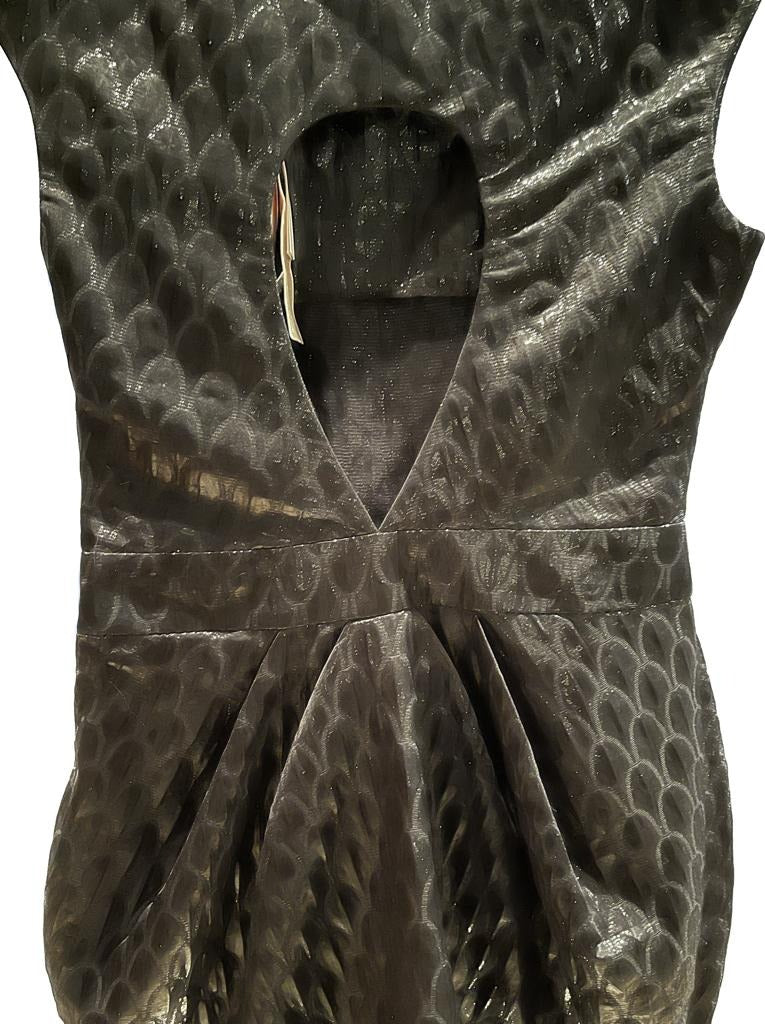Lipsy London Black Keyhole Dress UK10