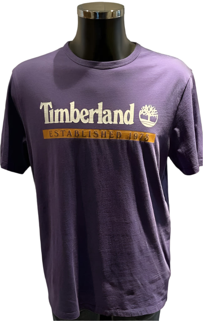 Timberland Purple T-shirt  - Size L - Front