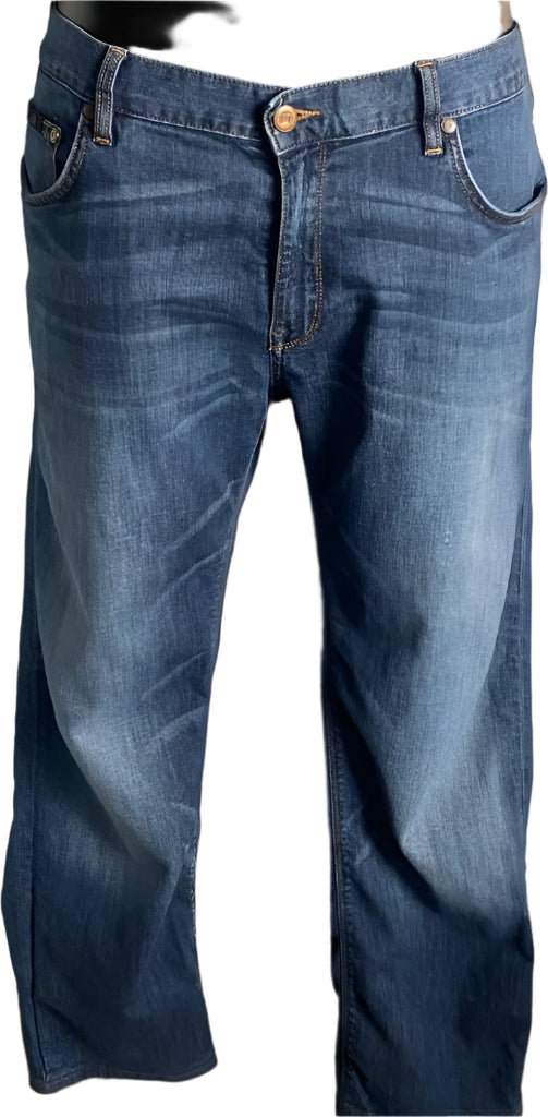 Boss Navy Jeans - W38x32 - Pre-loved