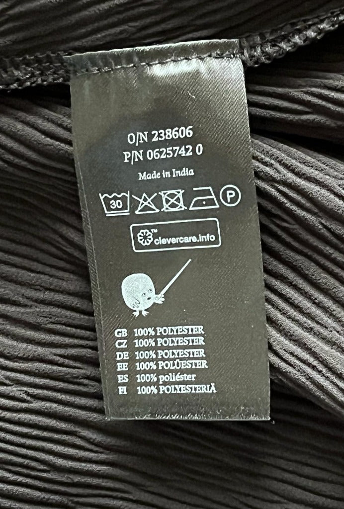 MONKL Black Chiffon Top - Wash Label