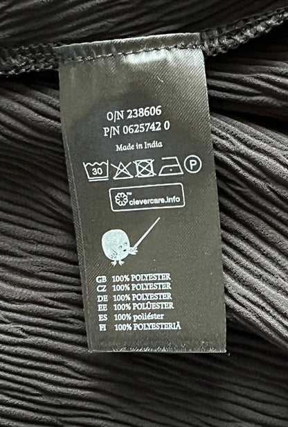 MONKL Black Chiffon Top - Wash Label