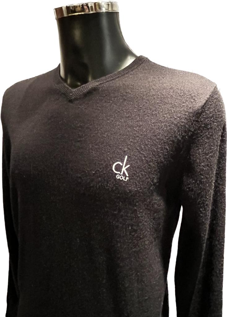 Calvin Klein Black Golf Jumper - Logo