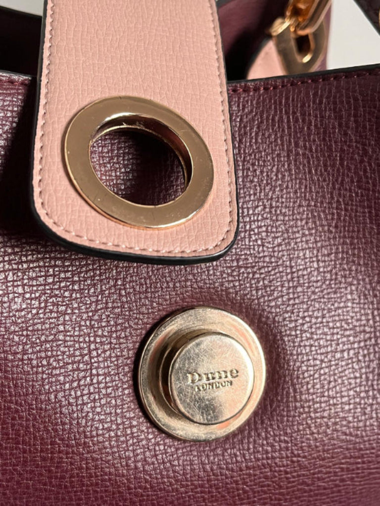 DUNE Purple & Pink Leather Bag