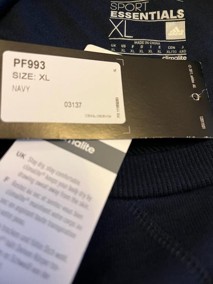 Adidas Navy Sweatshirt - Size Labels