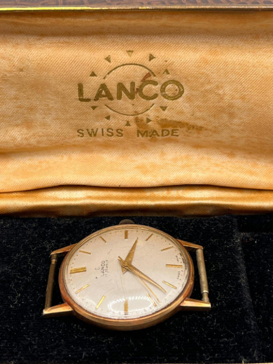 Lanco 14ct Gold Watch & Original Case