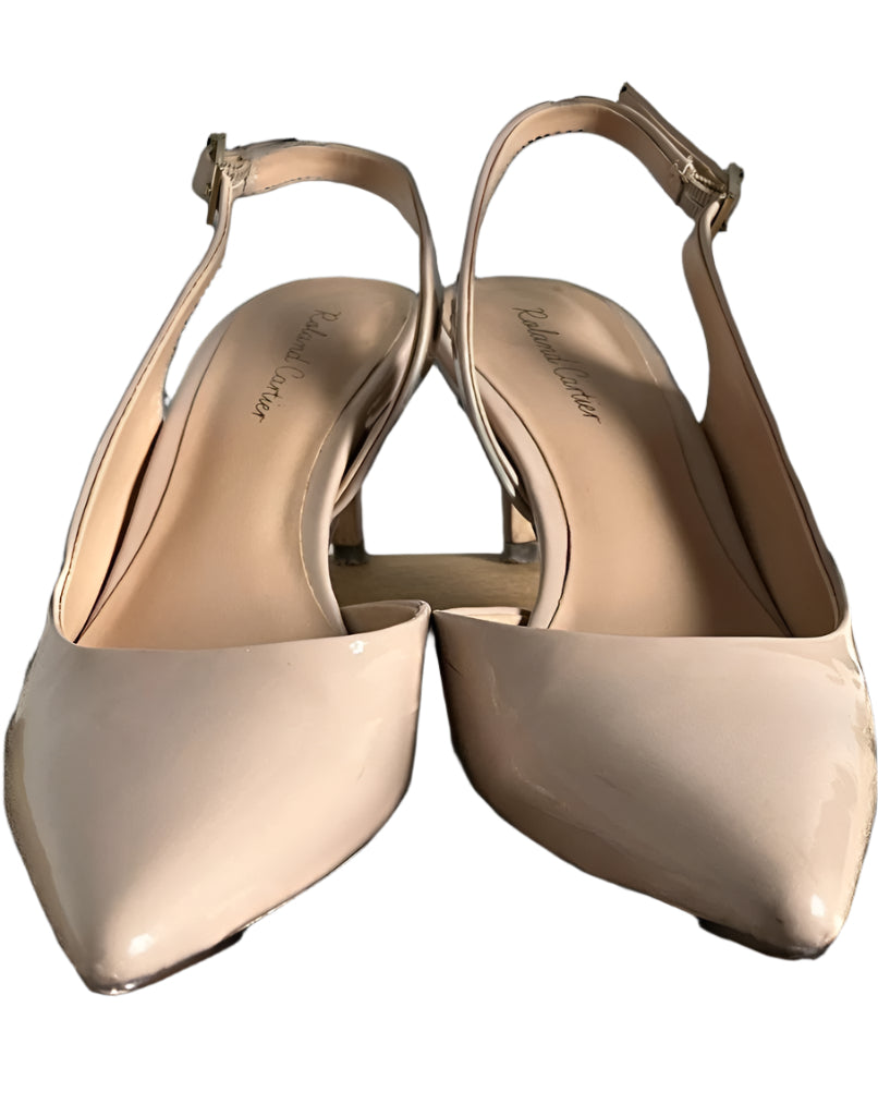 Roland Cartier Beige Patent Shoes - UK5