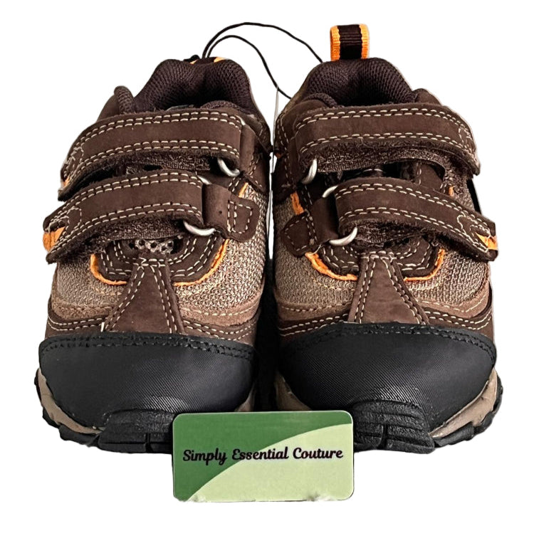 TIMBERLAND Brown & Orange Leather Trainers - UK4 - Brand NEW in Box