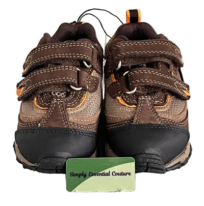 TIMBERLAND Brown & Orange Leather Trainers - UK4 - Brand NEW in Box