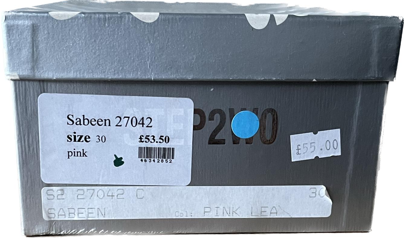 Step2 Sabeen Pink Girls Shoes size UK12 EU30  NEW in Box