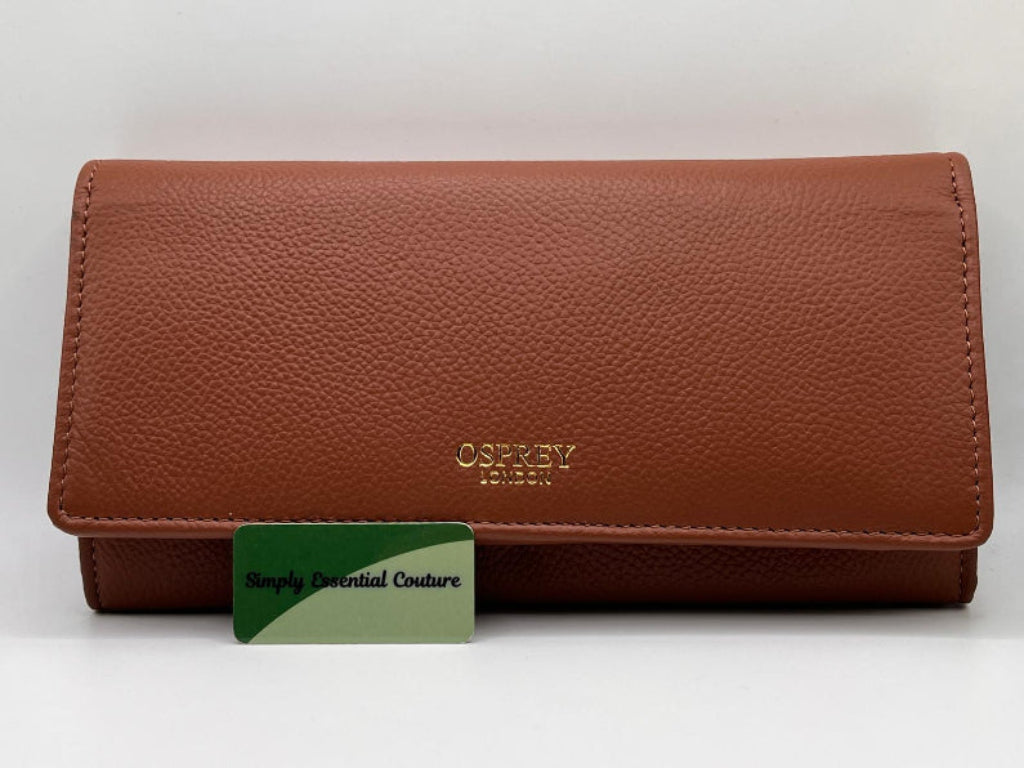 OSPREY Tan Leather Purse