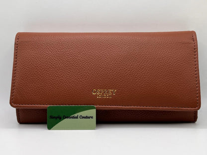 OSPREY Tan Leather Purse