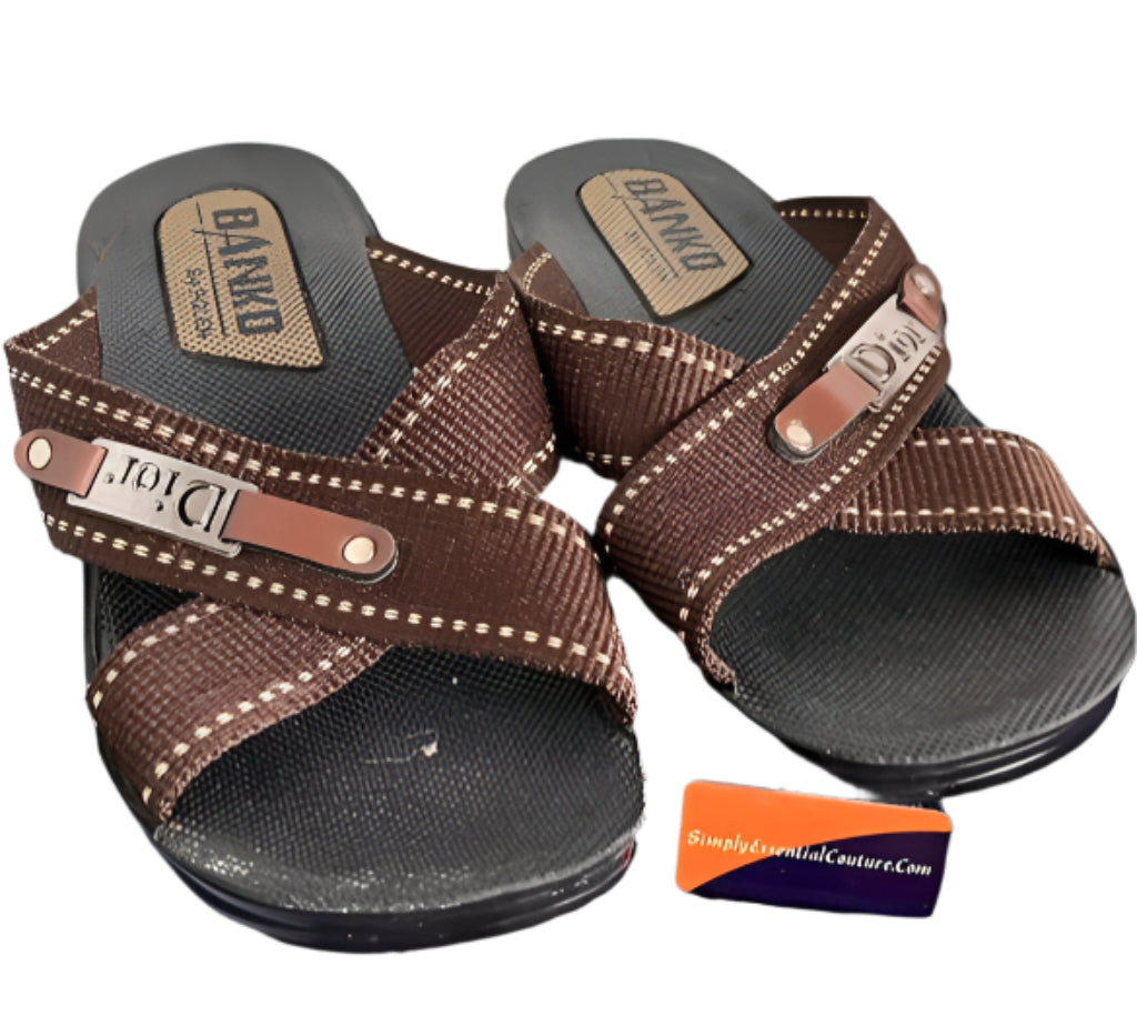Banko by Polen Brown Sliders - UK7