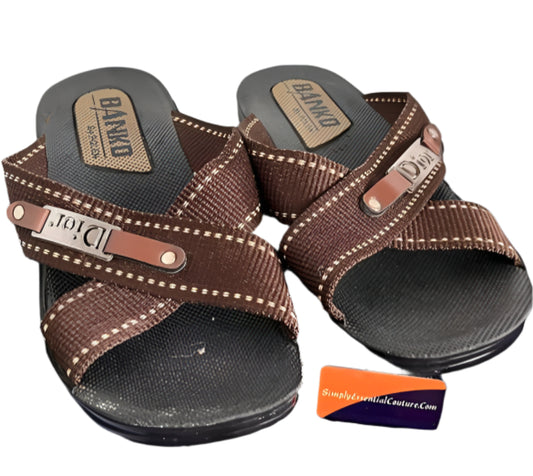 Banko by Polen Brown Sliders - UK7