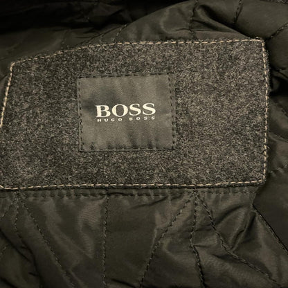 Boss Grey Wool Jacket - UK L - Badge