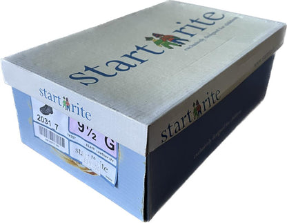 Start-rite Black Leather girls shoes, size UK9.5G.  NEW in Box