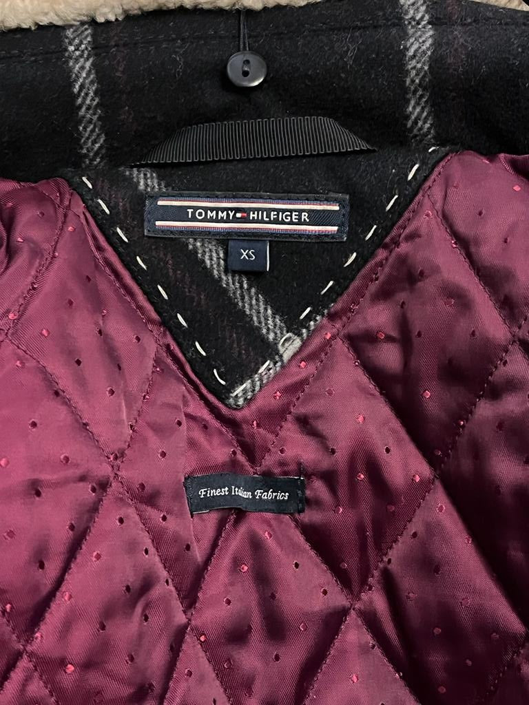 Hilfiger Wool Biker Style Jacket size UK8  - Pre-loved